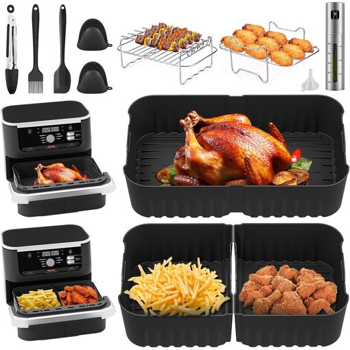 16 Pièces Accessoires Airfryer pour Ninja Foodi Flexdrawer AF500EU ...