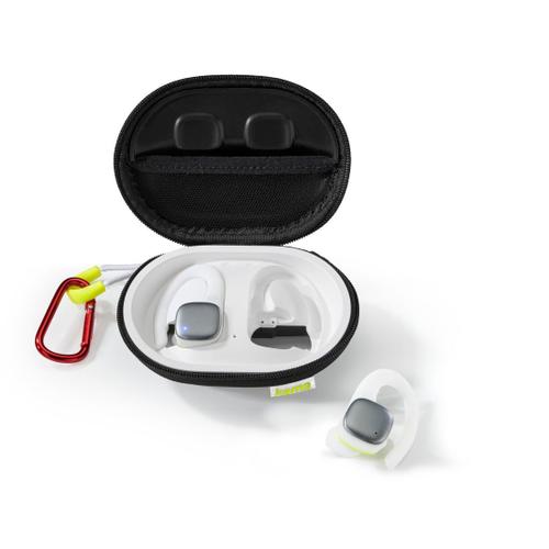 Ecouteurs Bluetooth® "Spirit Athletics" , TWS, Ear Hook, Blanc/Jaune