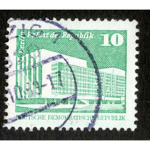 Timbre Oblitéré Deutsche Demokratische Republik, Berlin, Palast De Republik, 10