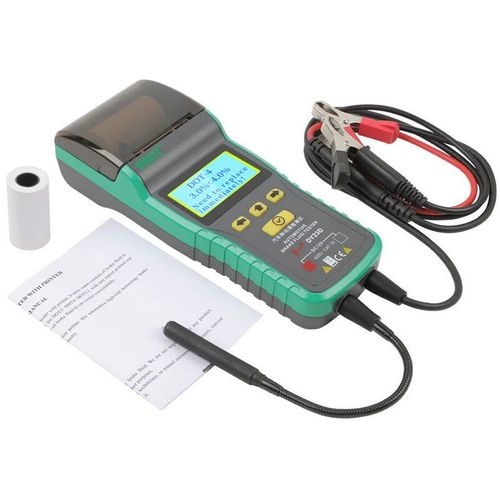 Testeur De Liquide De Frein De Voiture Avec Imprimante Outil De Test Précis Pour Affichage Numérique De Voiture Outil De Vérification De La Teneur En Eau Du Liquide De Frein Automobile Avec Alarme Sonore Et Visuelle (Noir Et Vert)