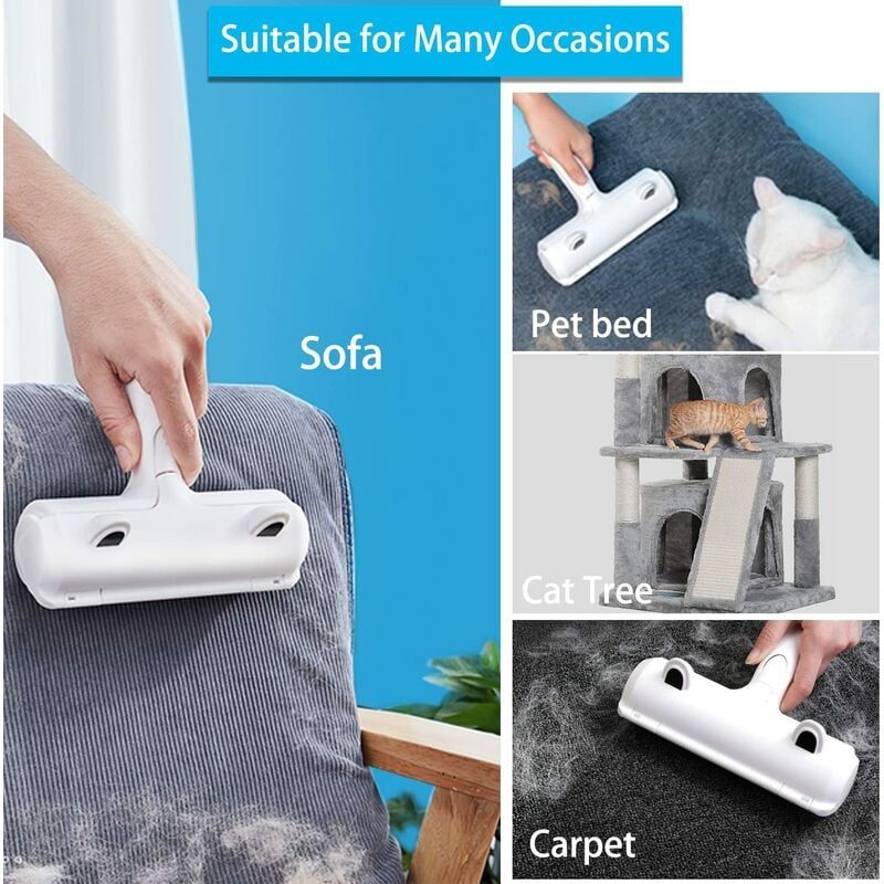 Brosse Anti Poils Animaux Chat Chien, Brosse Ramasse Enlve ... - 4