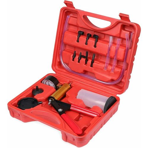 Pompe À Vide Manuelle Purgeur De Liquide De Frein Testeur De Vide Kit D'outils De Réparation De Vide Automatique
