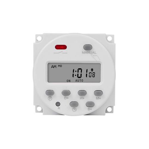 1pcs cn101a LCD commutateur de temps 12V 110V 220V relais de temps réverbère panneau d'affichage Power Timer (220V)