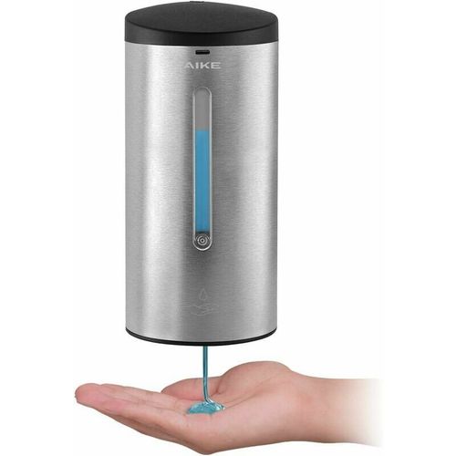 AK1205 Distributeur de Savon Liquide Automatique Commercial Mural en Acier Inoxydable brossé Grande capacité 700 ML