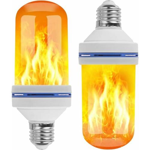 Ampoule Flamme, Design 4 Modes E27 Lampe Effet De Lumière Vacillante 5w Led Lampe D'extérieur Lumière Vacillante Pour La Maison Jardin Bar Fête Mariage Restaurant Saint Valentin Décoration,