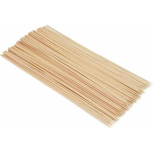 Lot 100x Brochette Barbecue - 100x Pic Brochette 40 Cm En Bambou - Bâtons À Barbecue En Bambou Naturel Pour Grillade Viande Et Fondue
