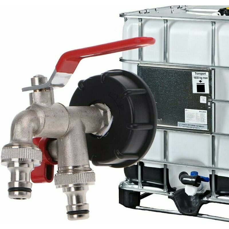 Robinet extrieur Robinet Laiton de Vidange Double Sortie,DO... - 2