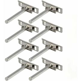 6Pcs Equerre Etagere Murale,Supports Equerre Etagere,Equerre Charge Lourde  Support équerre étagère,Fixation Invisible Supports Vintage,Equerre