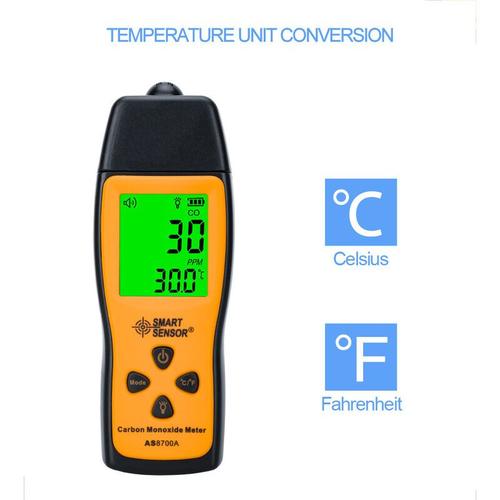 Mesureur de monoxyde de carbone portatif, testeur et détecteur de monoxyde de carbone