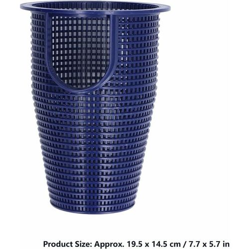 Panier d'écumoire de Piscine, Panier d'écumoire de Piscine pour piscines creusées, Panier de Filtre de Piscine, Fournitures de Piscine, Panier de Remplacement d'écumoire en Plastique de Piscine, pour