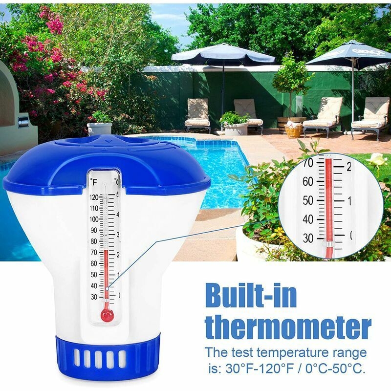 Diffuseur Flottant Piscine, 2PCS Diffuseur de Chlore Flottan... - 4