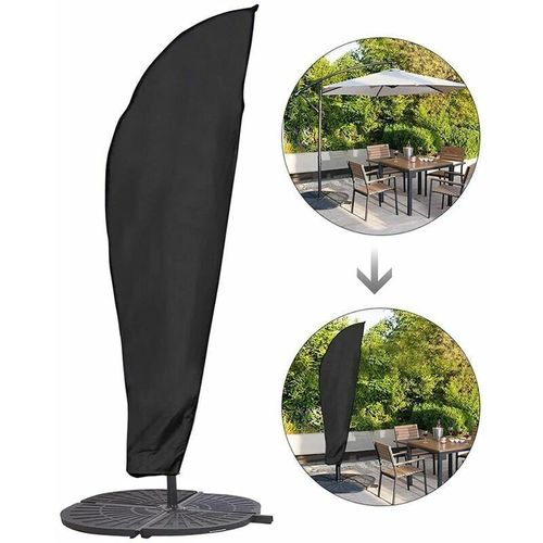 Housse Pour Parasol Déporté Housse Parasol Excentré Bache De Protection Pour Parasol Déporté Housse Étanche Et Durable Pour Parasol 280x30x81x45cm