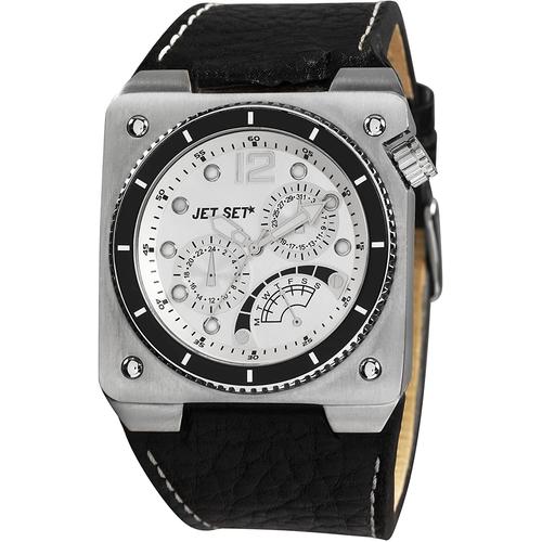 Montre Homme Cuir Noir Carrée Jet Set J31723-647