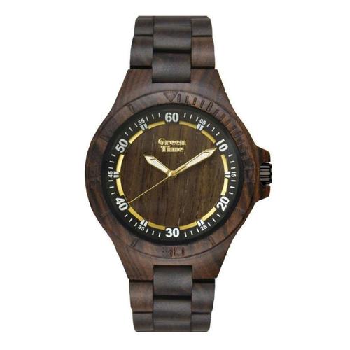 Montre Homme Green Time Bois Foncé Zw116a