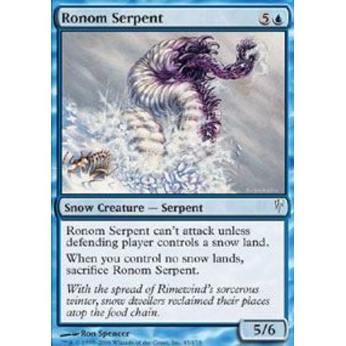 Serpent De Ronom - Souffle Glaciaire - Vf - Commune