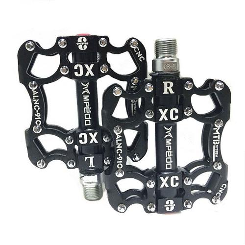 Y08-Noir Violet - Mzyrh Super Light Quality Aluminum Bicycle Pedal Antiskid For Road Mountain Bike Pedals Bmx Bicycle Parts Bicycle Pei Foot Peda