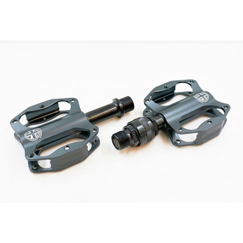 20 Mm-Noir - Pdales De Vlo En Titane Avec Rondelle, Extens...