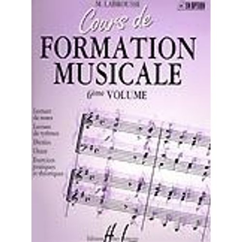 Formation Musicale 6e Volume