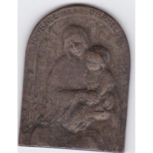 Plaque Guerre 1914-1915-1916 Journée De L'orphelin