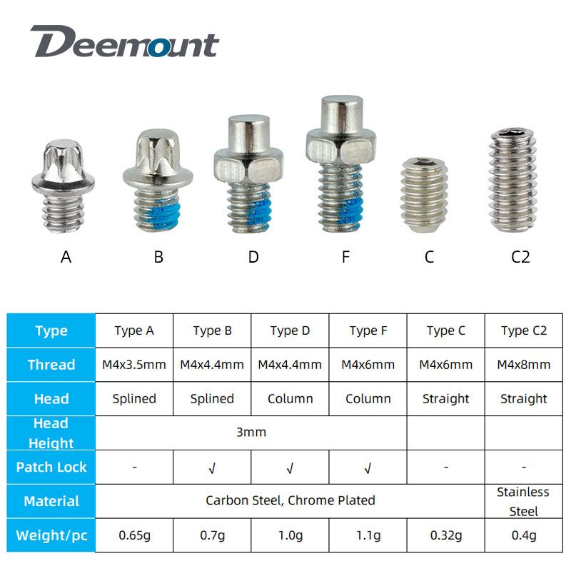 Tapez F 25pcs N Tool - Pointes De Pdale De Vlo En Acier An... - 3