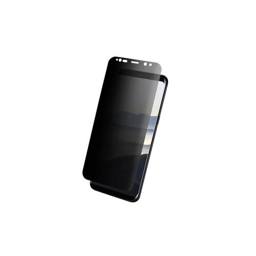 Folie Samsung Galaxy S8 Plus G955 Eiger Glass 3d Privacy Clear (0,33 Mm, 9h, Adapté Aux Coques, Incurvé,