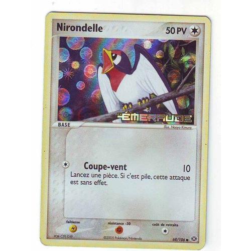 Nirondelle 68/106 Emeraude Holographique