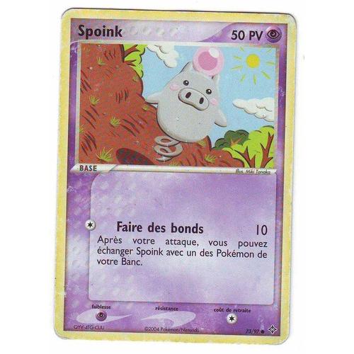 Spoink   - Ex Dragon  - 73/97 -  Vf -  50 Pv