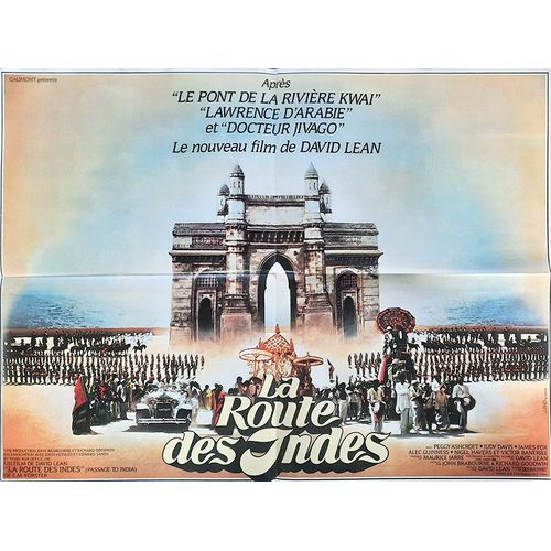 La Route Des Indes (A Passage To India) - Véritable Affiche De Cinema Pliée - Format 80x60 Cm - De David Lean Avec Victor Banerjee, Peggy Ashcroft, Judy Davis, James Fox, Alec Guinness - 1984