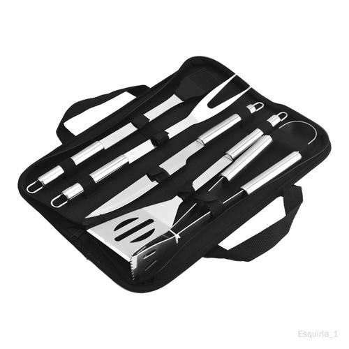 Ensemble d'outils de barbecue, sac de rangement, accessoires de gril pour la