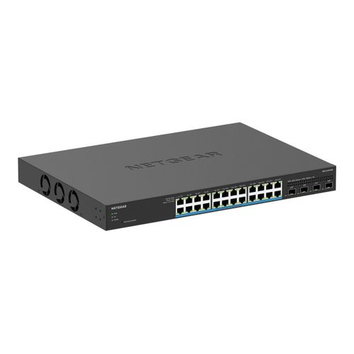 NETGEAR Smart MS324TXUP - Commutateur - 2+/L3 Lite - intelligent - 24 x 100/1000/2.5G (PoE++) + 4 x SFP+ 10 Go (liaison montante) - de bureau, Montable sur rack - PoE++ (720 W)