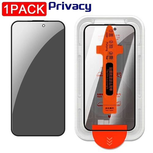 Protecteur D'écran Pour Iphone 17 16 Pro Max 16plus 17air,Installation Facile,Anti-Espion/Hd,Film En Verre Trempé Transparent Avec Un Clic,1 À 3 Paquets.Privacy Film 1pcs.For Iphone 16