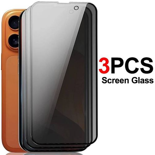 Protecteur D'écran Anti-Espion Pour Iphone 17 Pro Max,1/2/3 Pièces,Film De Protection De Confidentialité En Verre Trempé Pour Iphone 17/17pro/17air 2025.3pcs.For Iphone 17