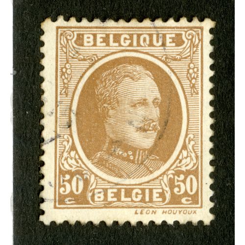 Timbre Oblitéré Belgique, Belgie, 50 C