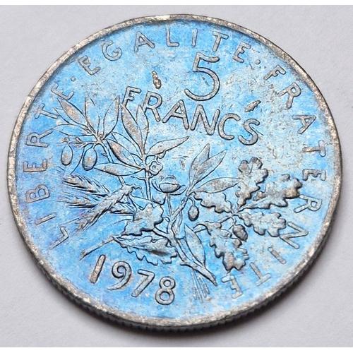 Pièce De Monnaie 5 Francs Semeuse 1978 République Française (4)