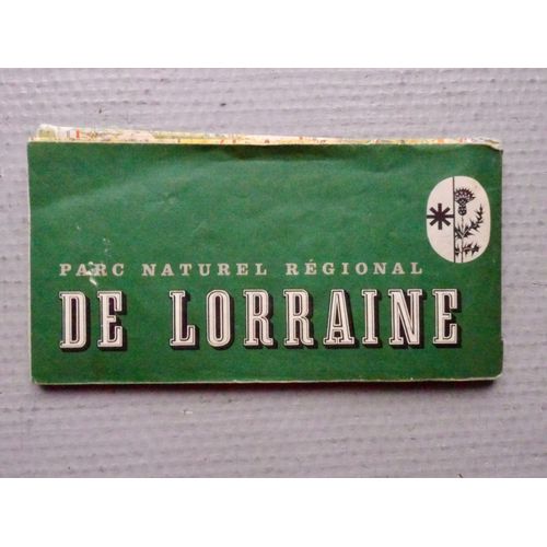 Carte I.G.N. Du Parc Naturel Régional De Lorraine