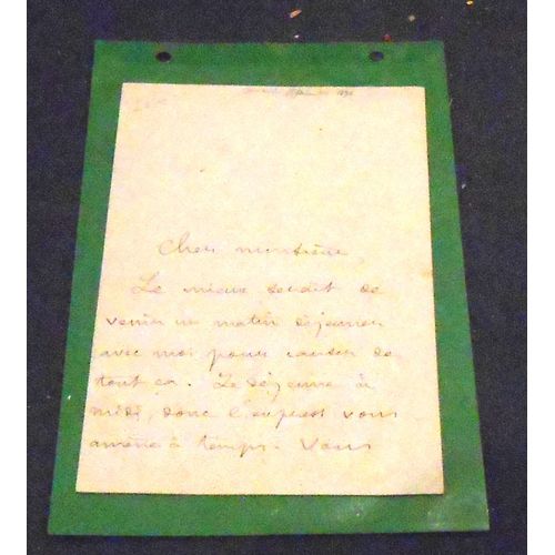 Lettre Autographe De Pierre Loti