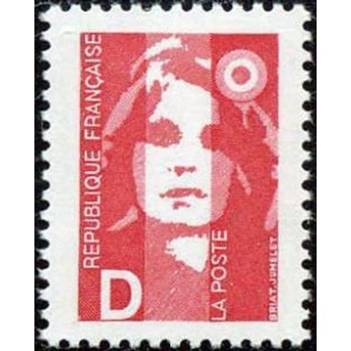 Timbre France 1991, Oblitéré -Marianne Du Bicentenaire Rouge D - Yt2712