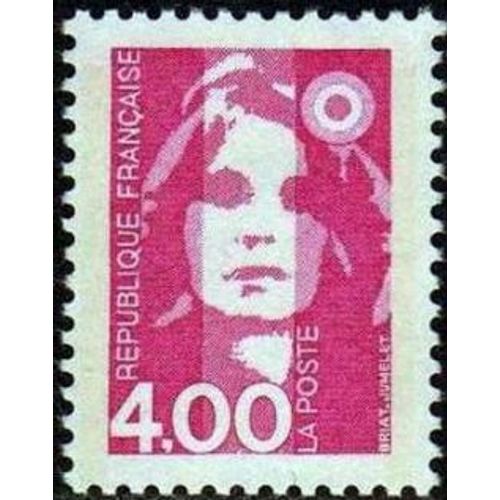 Timbre France 1991, Oblitéré -Marianne Du Bicentenaire Rose 4.00 - Yt2717