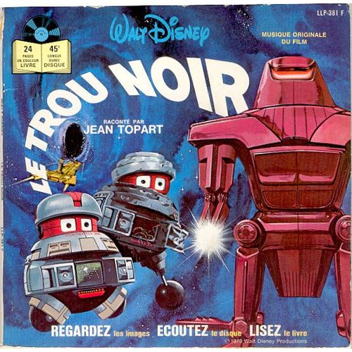 Le Trou Noir - Walt Disney - Livre-Disque - 45 Tours Ep (Longue Durée)