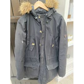 Parka Noire Apok L40 Kaporal Capuche Fourrure