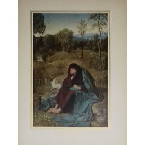 Reproduction Du Tableau De Geertgen De Saint Jean "Saint Jean De Baptiste Dans Le Désert"