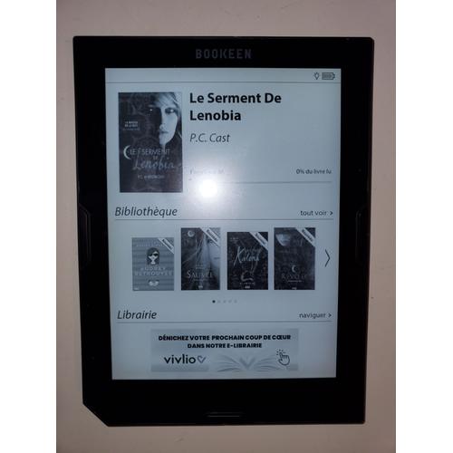 Liseuse Bookeen Cybook Muse E-Ink 6" 4 Go Wi-Fi Éclairage Frontal Écran Tactile Noir