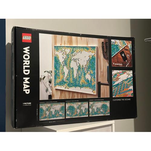 La carte du monde 31203 | Art | Boutique LEGO® officielle FR