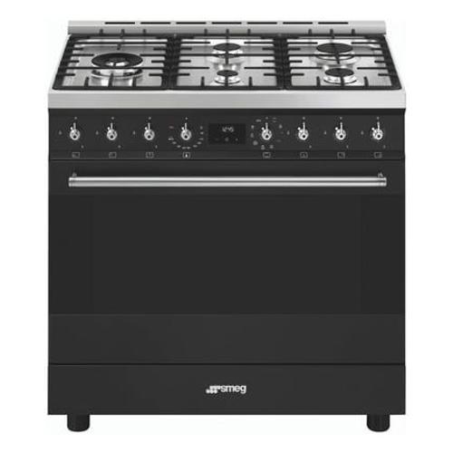 Smeg - Piano de cuisson gaz SMEG C95GMCMB2 - Noir