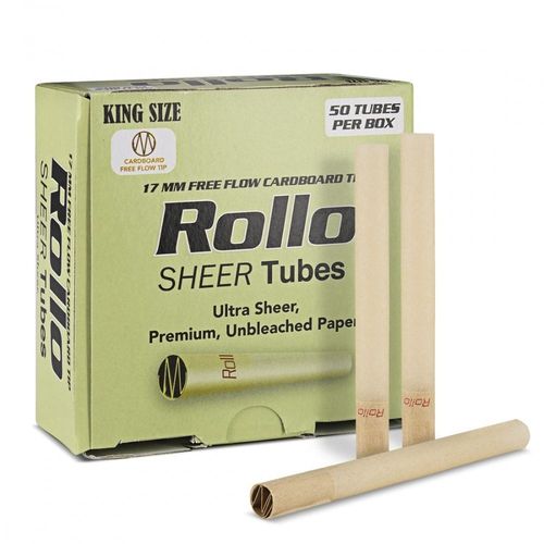 50 tubes non blanchis rollo sheer
