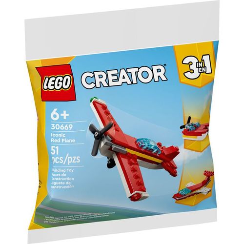 LEGO Creator - L'avion rouge iconique (Polybag) - 30669