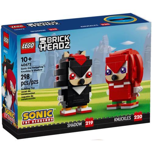 Lego Brickheadz - Sonic The Hedgehog : Knuckles Et Shadow - 40672