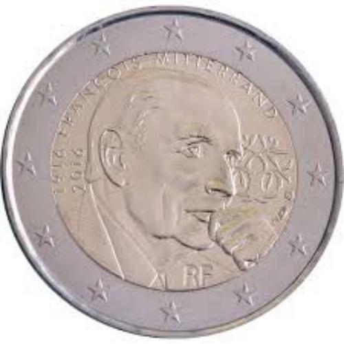 2 Euros Commémorative 2016 France Mitterand