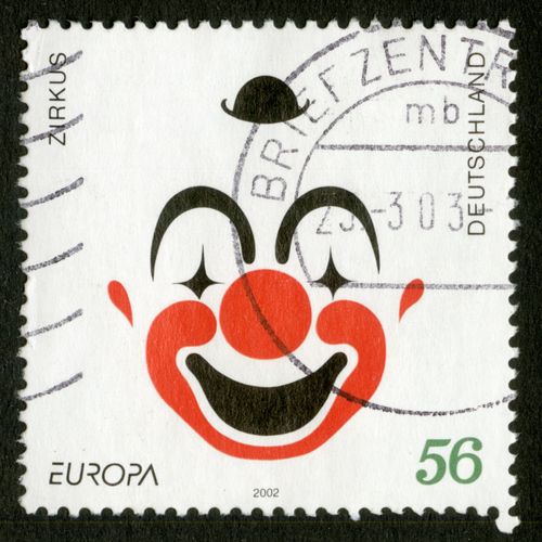 Timbre Oblitéré Deutschland, Europa , 2002, Zirkus, 56