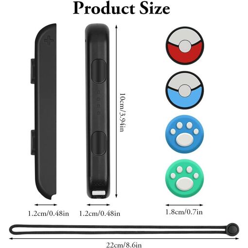 2 Paires Dragonnes pour Switch Joycon, Contrôleur de Poignet, avec ...